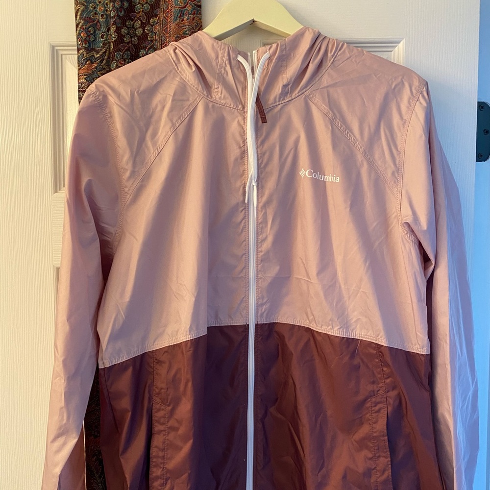 Mauve Columbia Windbreaker! Brand New!